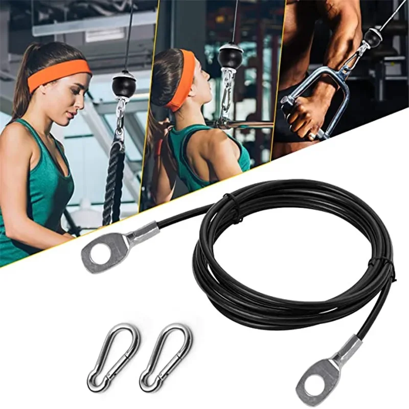 Home Gym Cable Pulley System - 2M-5M Tập Gym Cáp Dây Nặng