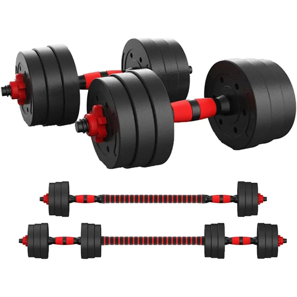Home Gym Dumbbell Workout - 44Lbs Adjustable Dumbbells Set with Continuation