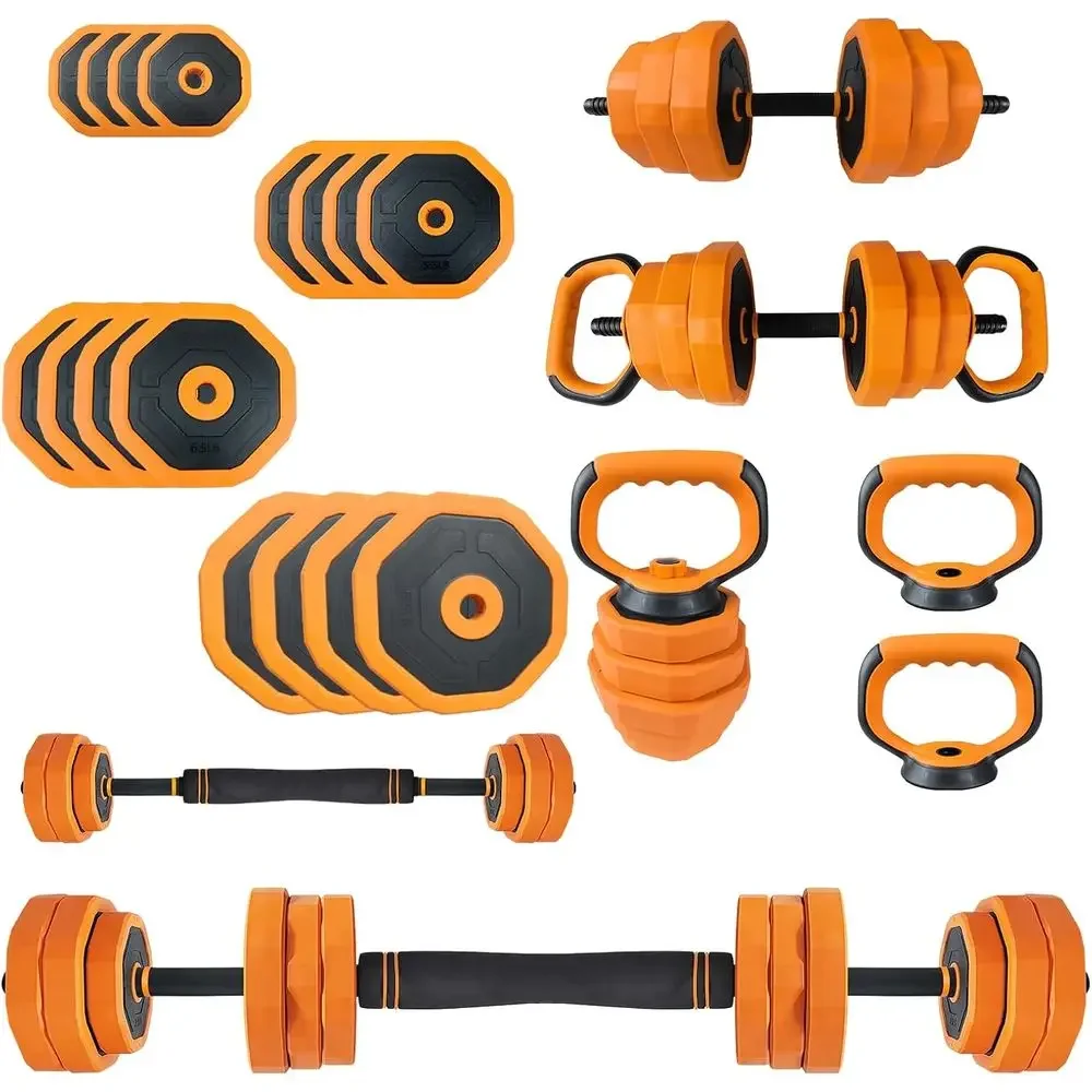 Home Gym Dumbbell Workout - 44/66/88 LBS 4-In-1 Adjustable Home Gym