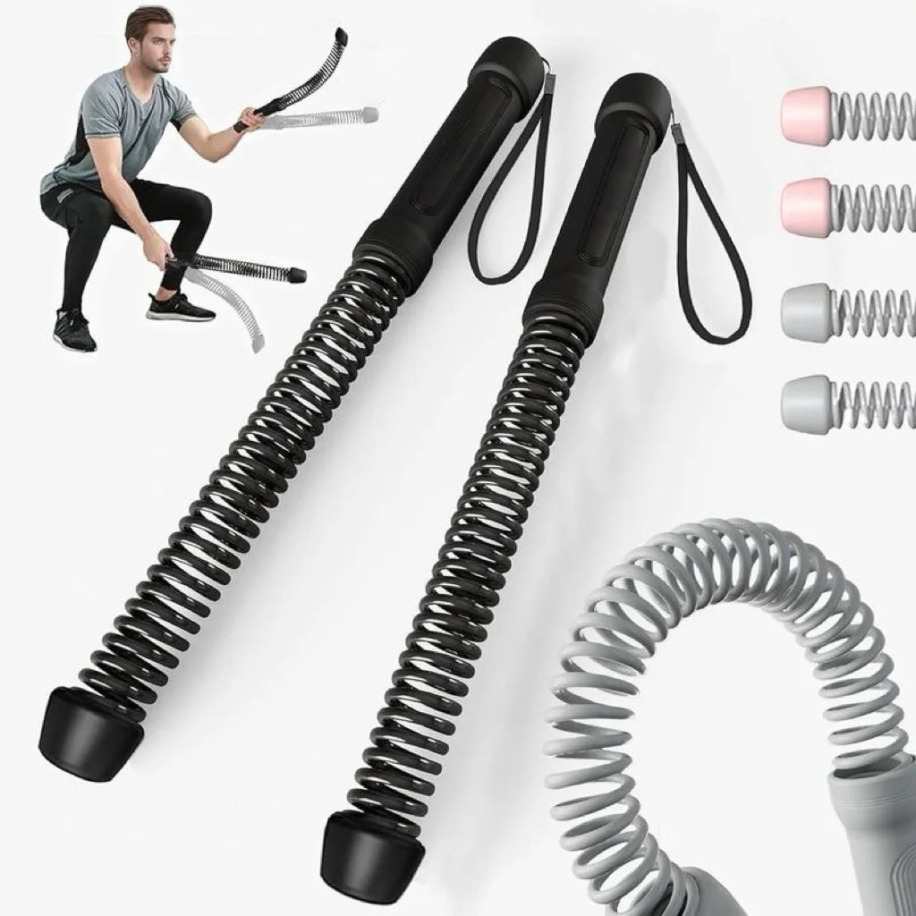 Home Gym Kit For Men - Quiet Weighted Ropeless Battle Ropes Portable