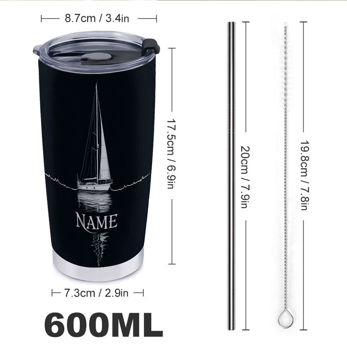 Home Gym Design - Personalized 20Oz Stainless Steel Insulated Tumbler