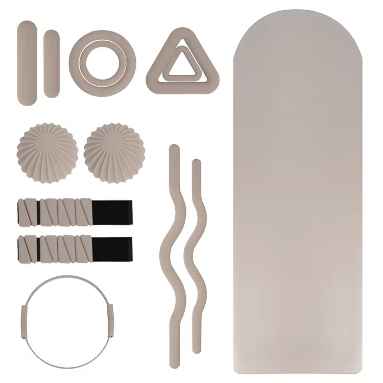 Home Gym Kit For Men - Yoga Pilates Accessory Set, Oval PU