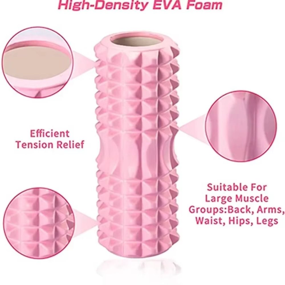 EVA Foam Fitness Back Roll Tri - đánh giá và giá Foam Roller High Density