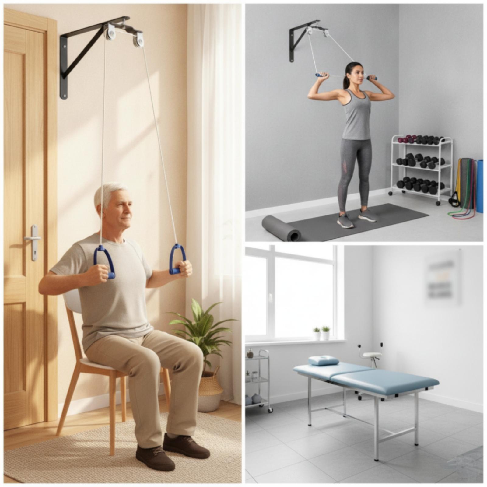 Shoulder Pulley Trainer with H - đánh giá và giá Home Gym Pulley System