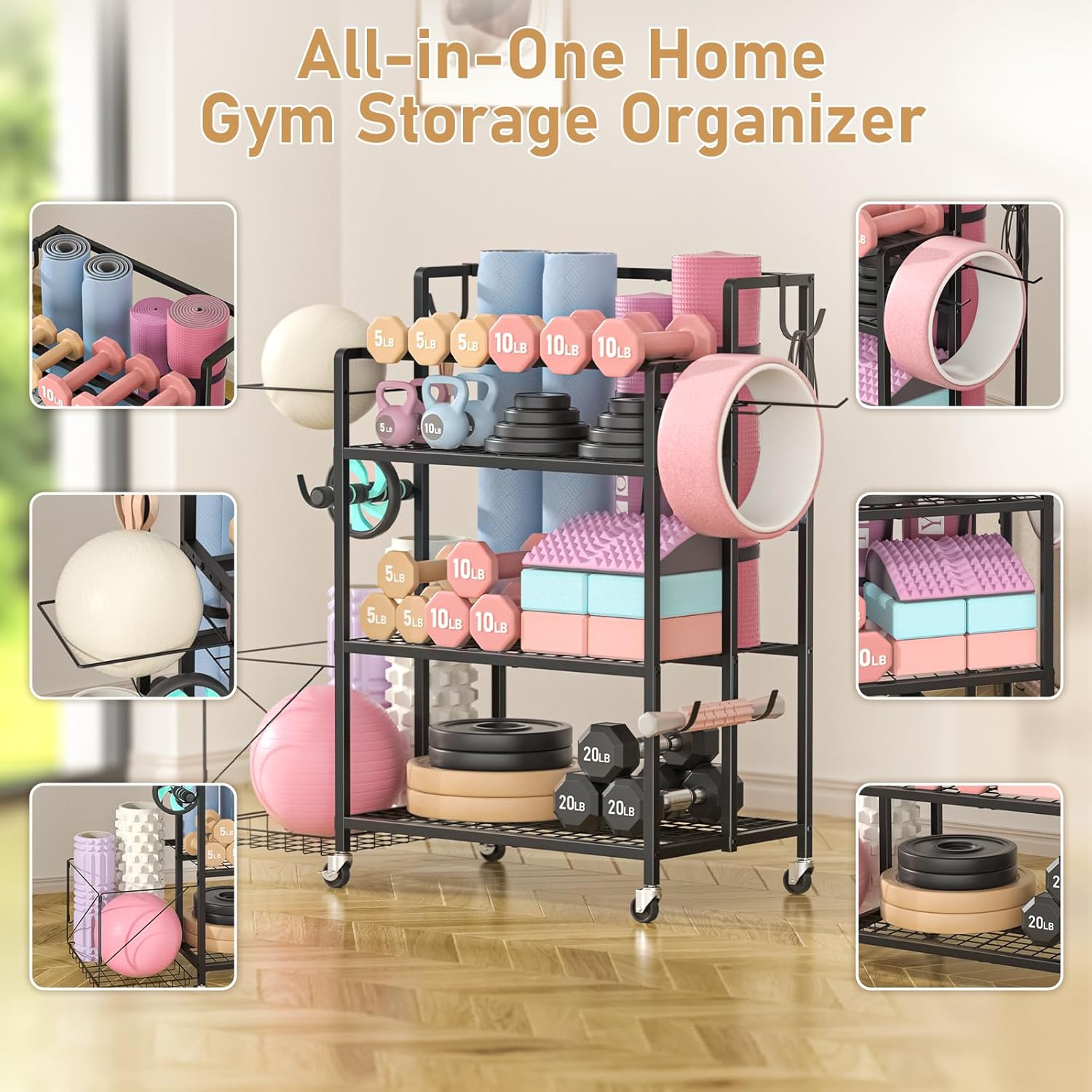 Home Gym Storage, No Material  - đánh giá và giá Home Gym Dumbbell Workout