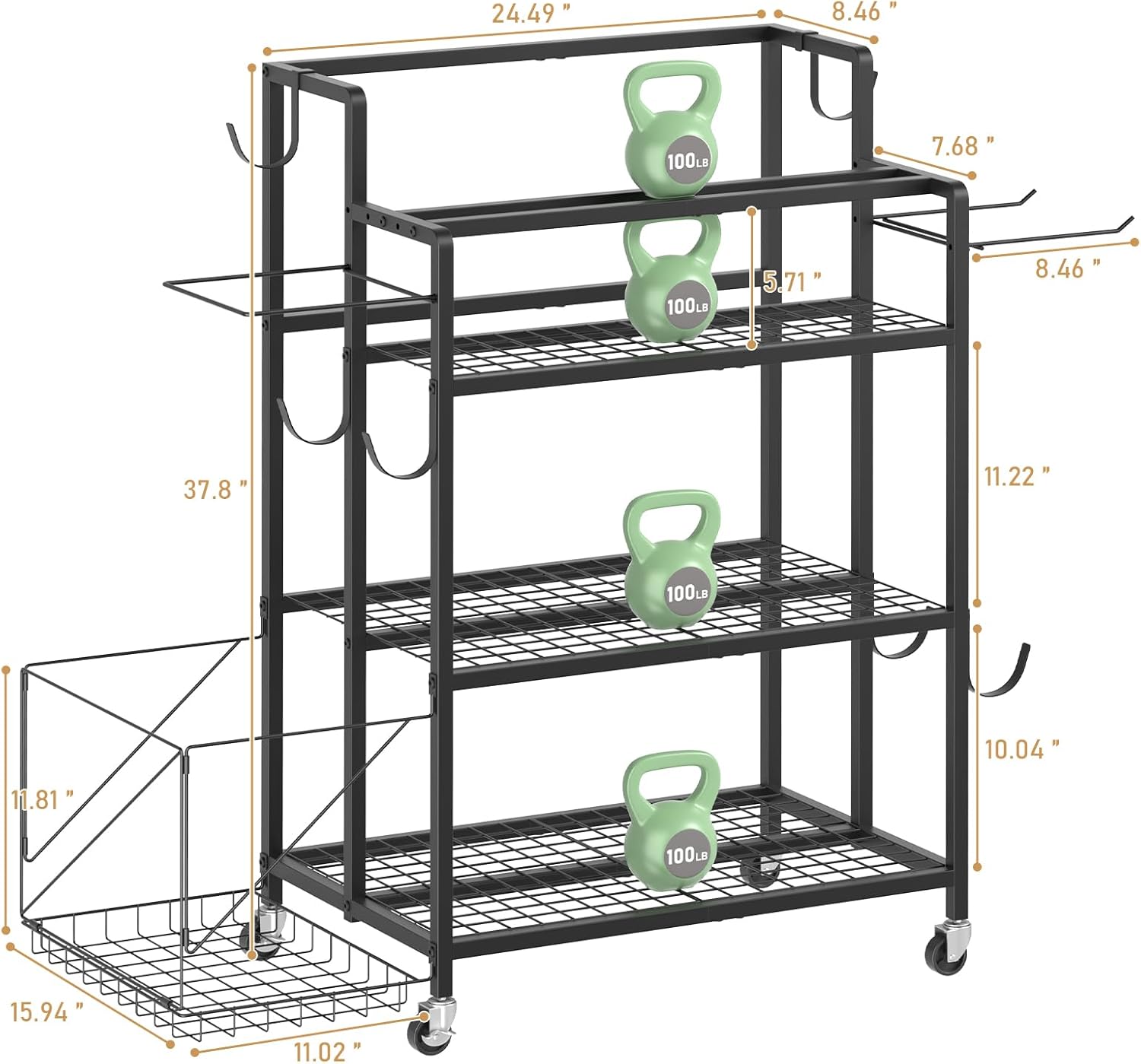 Home Gym Storage, No Material  - đánh giá và giá Home Gym Dumbbell Workout