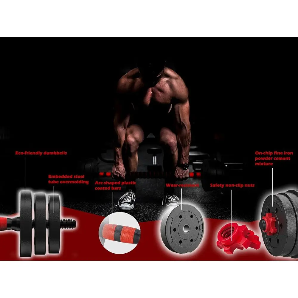 44Lbs Adjustable Dumbbells Set - đánh giá và giá Home Gym Dumbbell Workout