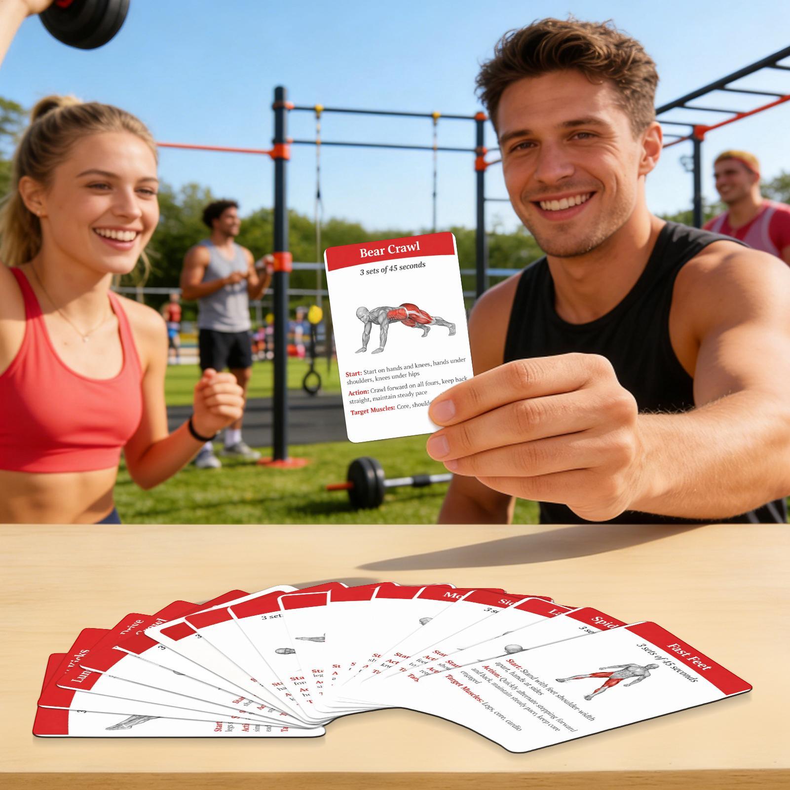 Workout Cards Exercise Deck 36 - đánh giá và giá Home Gym Kit For Men