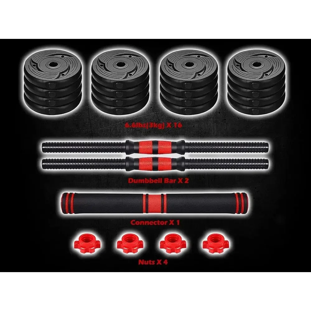 88-110 Lbs Adjustable Dumbbell - đánh giá và giá Home Gym Dumbbell Workout