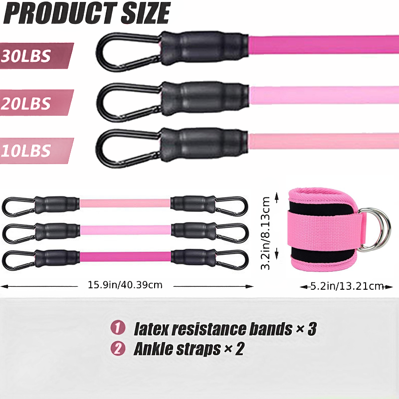 Ankle Straps Resistance Bands  - đánh giá và giá Home Gym Kit For Men