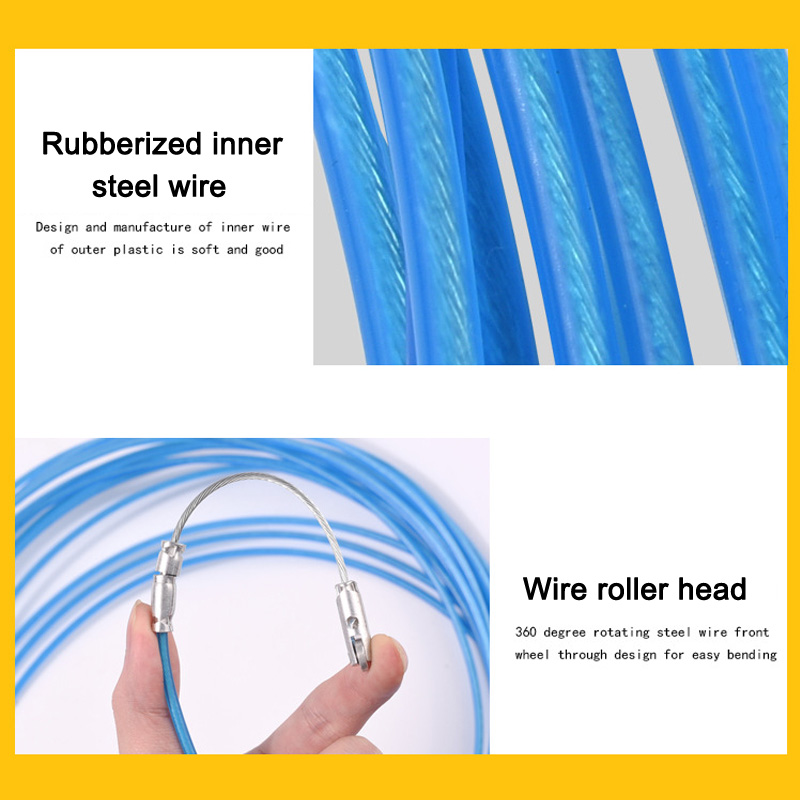 50M Dây Cáp Điện Băng Ống Dẫn  - đánh giá và giá Cable Pulley System