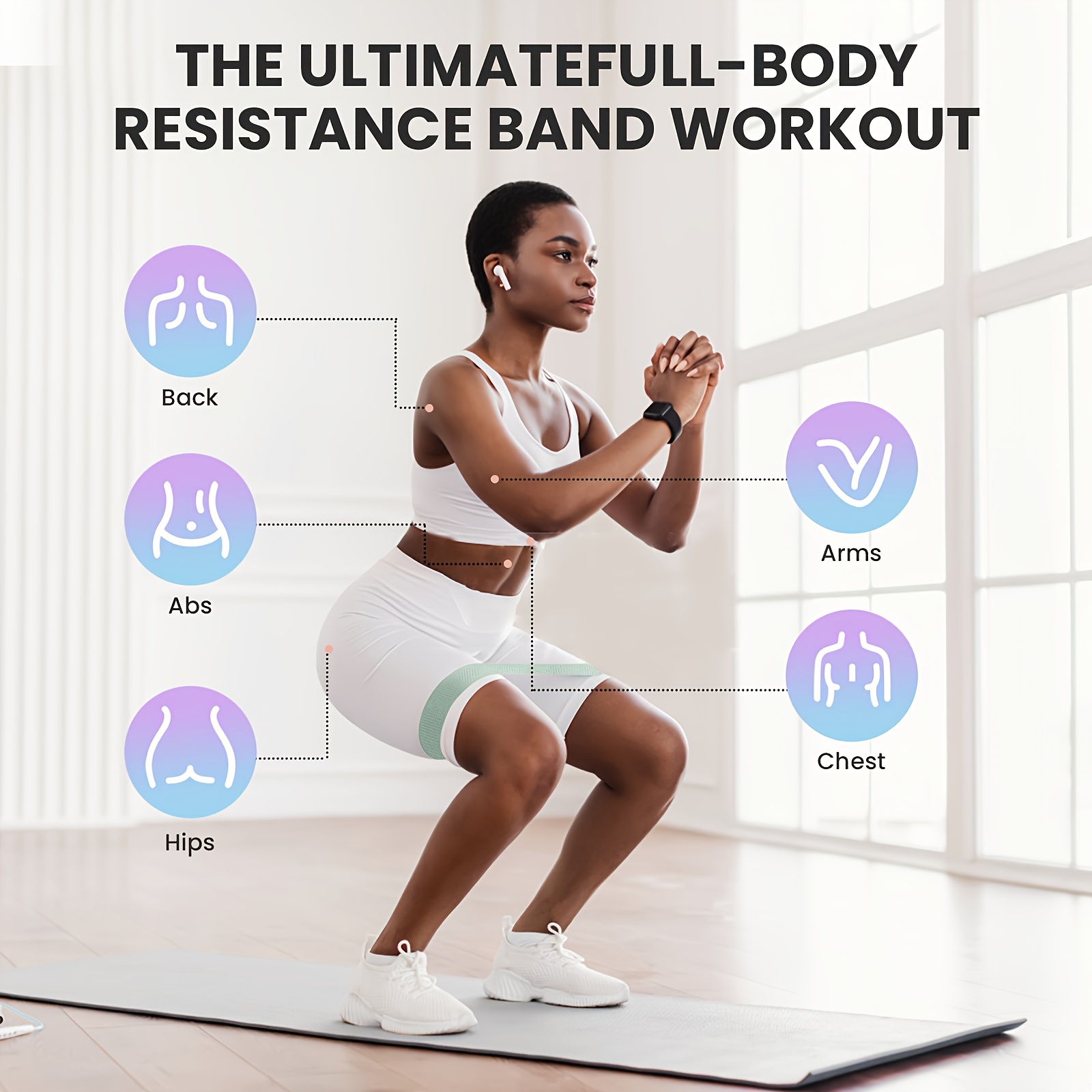 Fitness Resistance Bands with  - đánh giá và giá Resistance Band Heavy