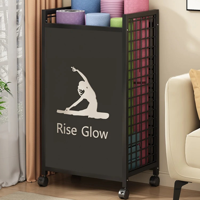 Mobile Fitness Cart with Wheel - đánh giá và giá Home Gym Yoga Storage