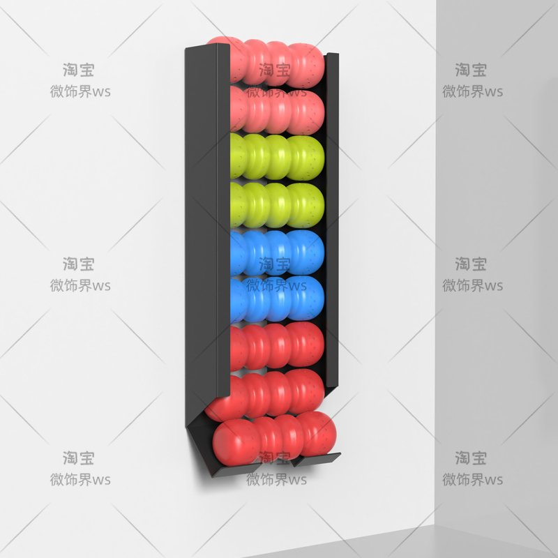 ‌Wall Mounted Sports Ball Rack - đánh giá và giá Home Gym Yoga Mat Storage