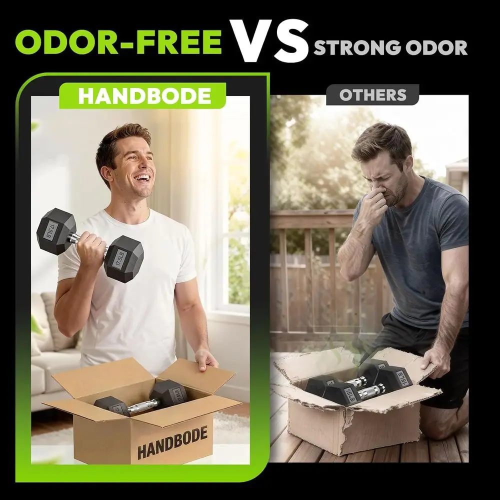 Hex Dumbbells with A-E Rack, 1 - đánh giá và giá Home Gym Design