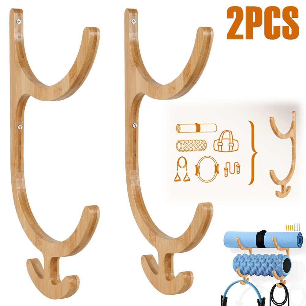 2Pcs Yoga Mat Storage Rack Wal - đánh giá và giá Home Gym Yoga Mat Storage