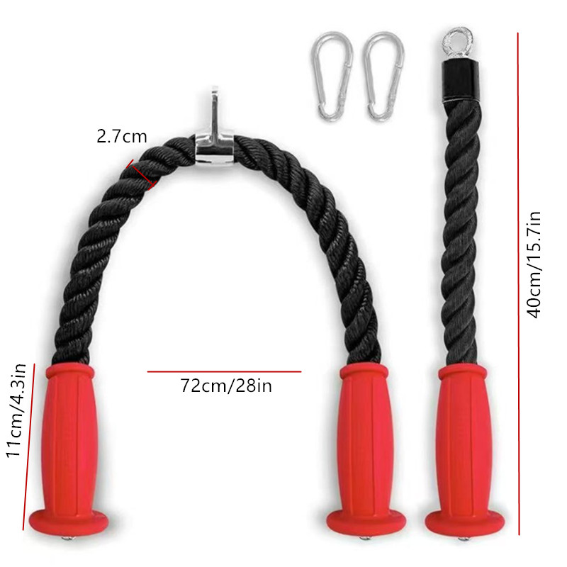 Ergonomic Tricep Ropes Non-Sli - đánh giá và giá Home Gym Simple