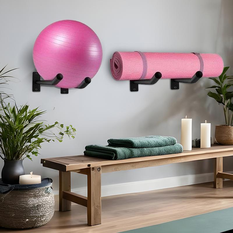 Yoga Ball Holder 2 Pack Wall S - đánh giá và giá Home Gym Yoga Storage