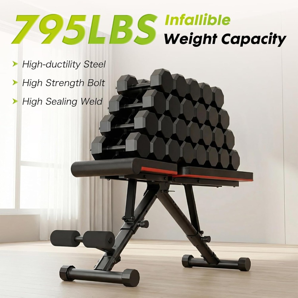 Adjustable Weight Bench for Fu - đánh giá và giá Home Gym Dumbbell Workout