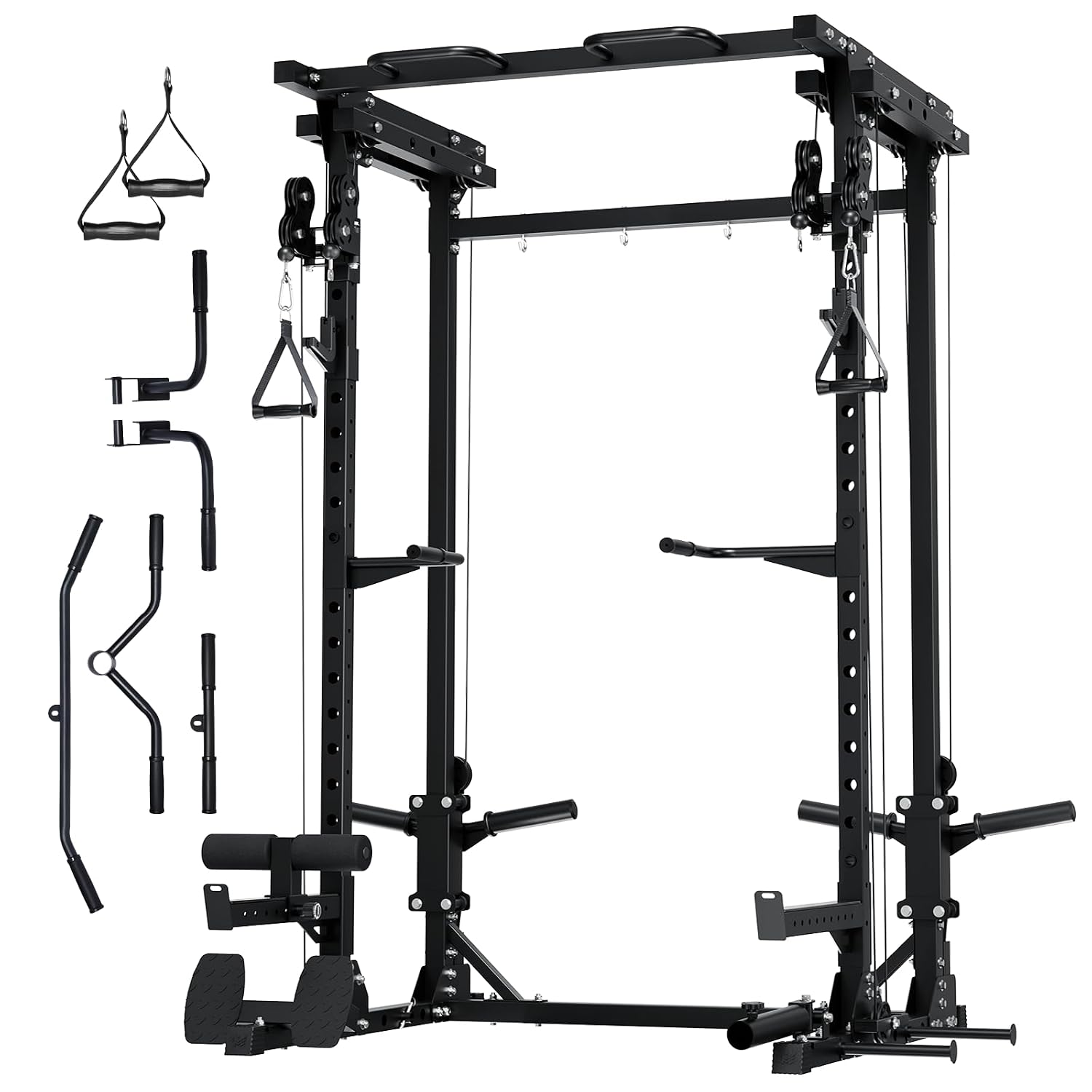 Drone3 Power Rack, 2500lbs Mul - đánh giá và giá Home Gym Pulley System