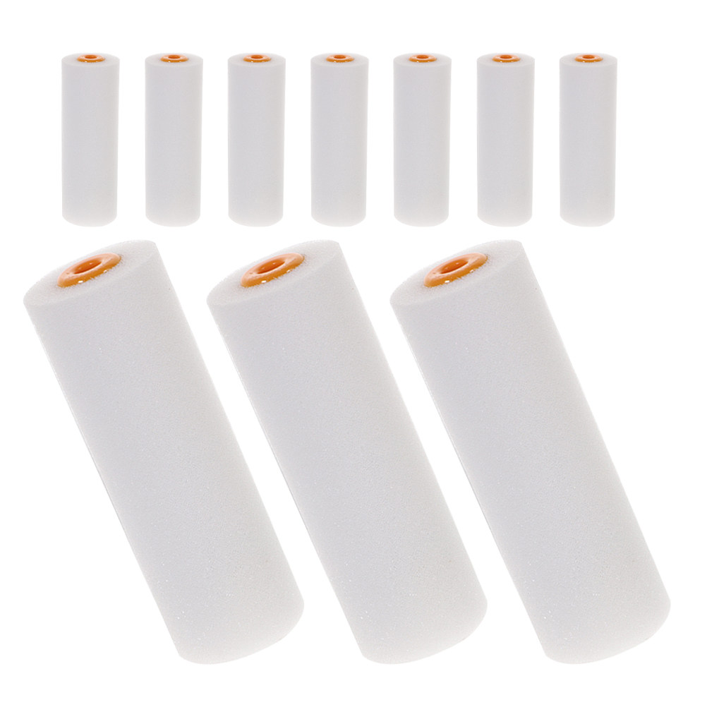 10Pcs Sponge Roller Brush 4 In - đánh giá và giá Foam Roller High Density