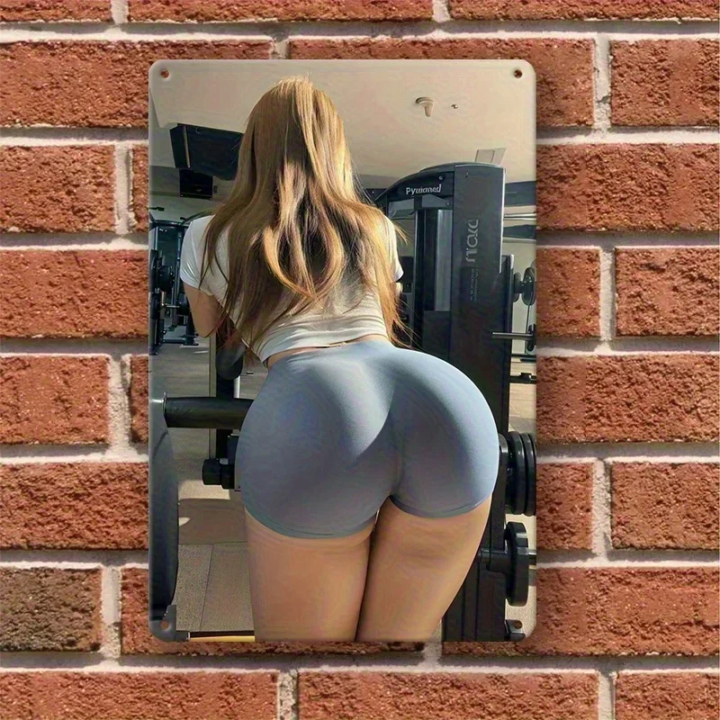 Vintage Butt Metal Wall Art, R - đánh giá và giá Home Gym Installation