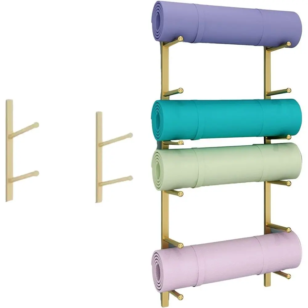 Wall-Mounted Metal Gym Rack fo - đánh giá và giá Home Gym Yoga Mat Storage