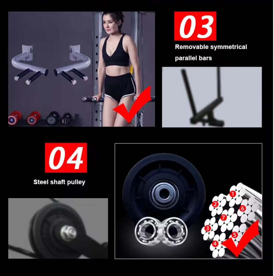 DXXY YR-1601 Fitness Equipment - đánh giá và giá Cable Pulley System