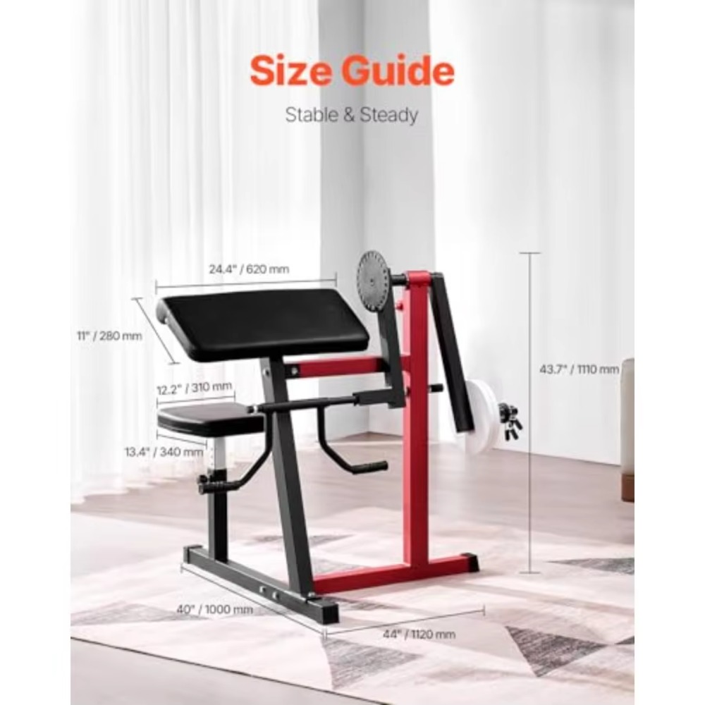 2-in-1 Preacher Curl Machine S - đánh giá và giá Home Gym Leg Extension Machine