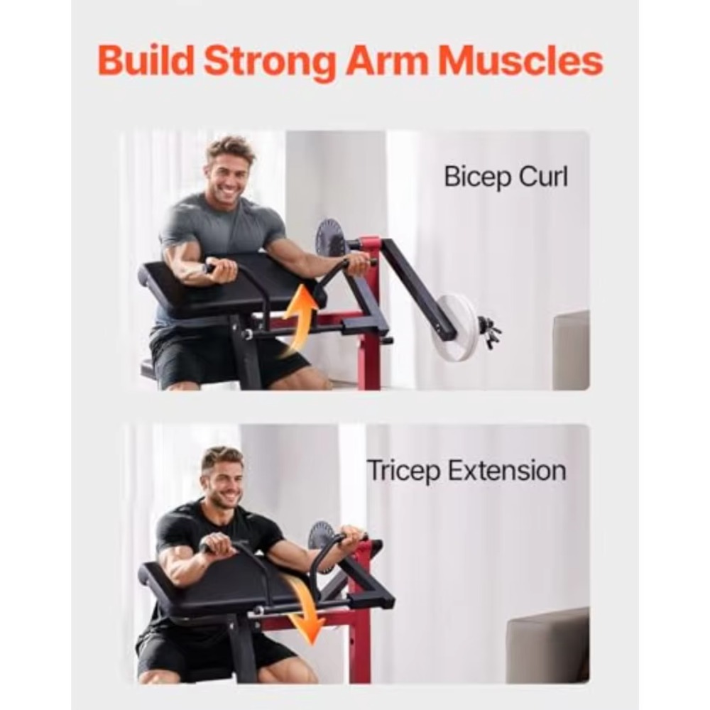 2-in-1 Preacher Curl Machine S - đánh giá và giá Home Gym Leg Extension Machine