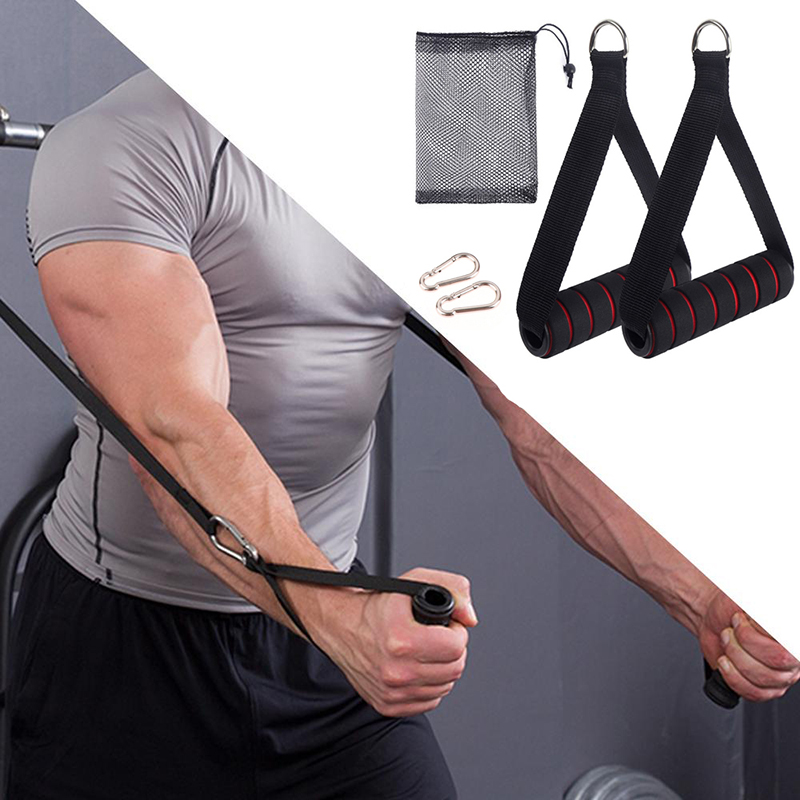 Metal Handles for Cable Machin - đánh giá và giá Resistance Band Heavy