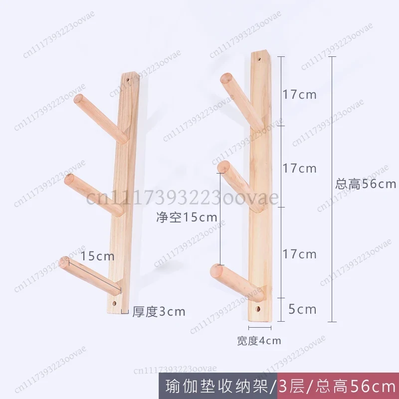 Wooden Wall Shelf for Yoga Mat - đánh giá và giá Home Gym Yoga Mat Storage