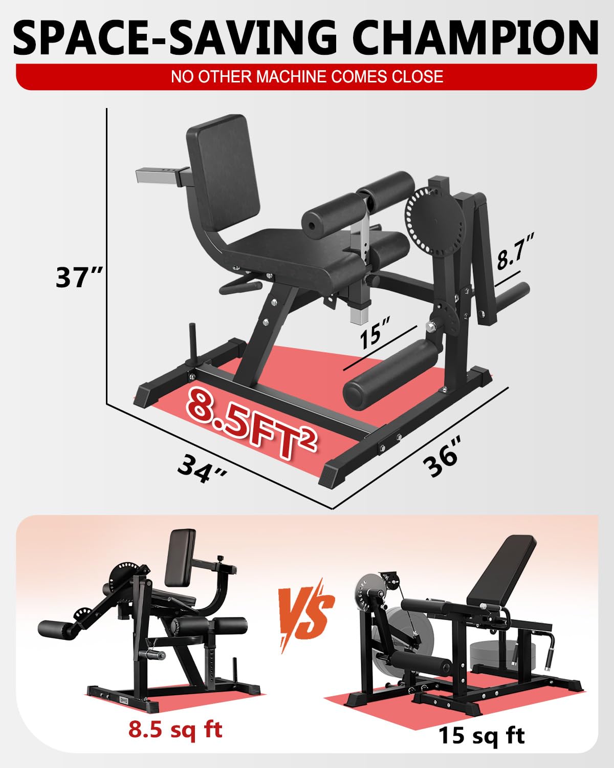 Adjustable Leg Extension & Cur - đánh giá và giá Home Gym Leg Extension Machine