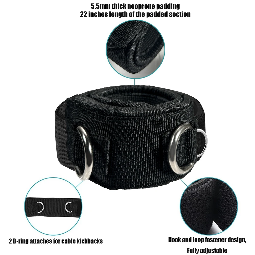 1Pair Ankle Strap Cable Machin - đánh giá và giá Home Gym Leg Extension Machine