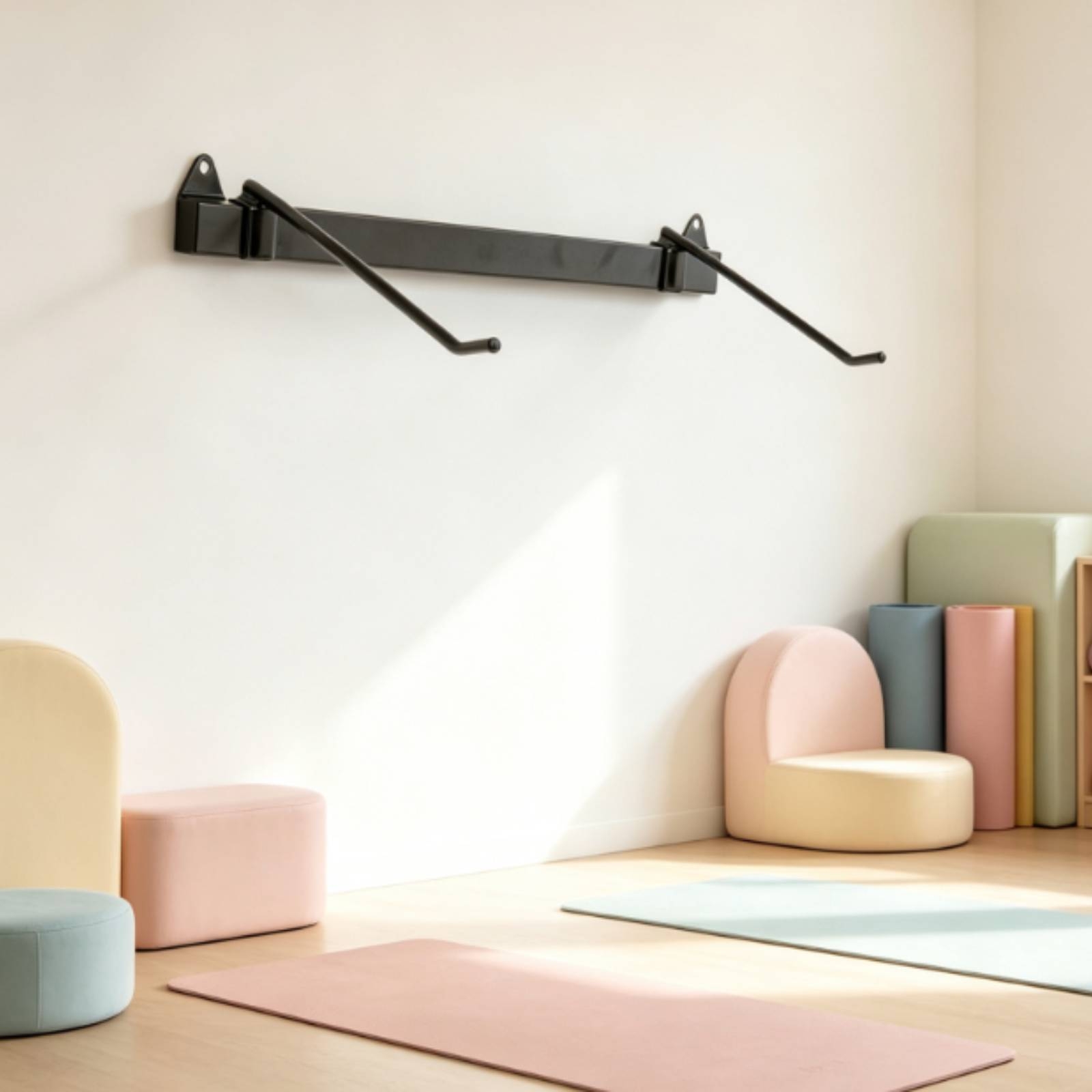 Exercise Mat Storage Rack Meta - đánh giá và giá Home Gym Installation