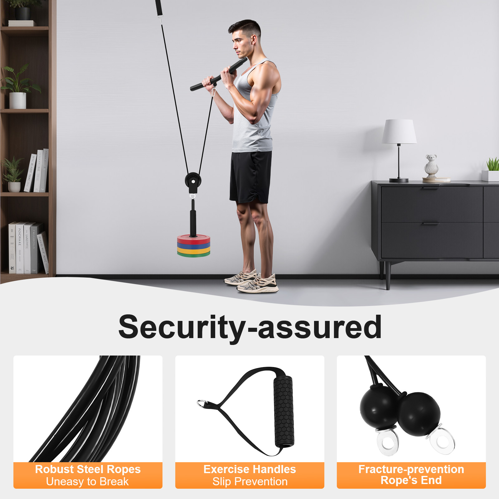 120kg Cable Pull Fitness Syste - đánh giá và giá Cable Pulley System