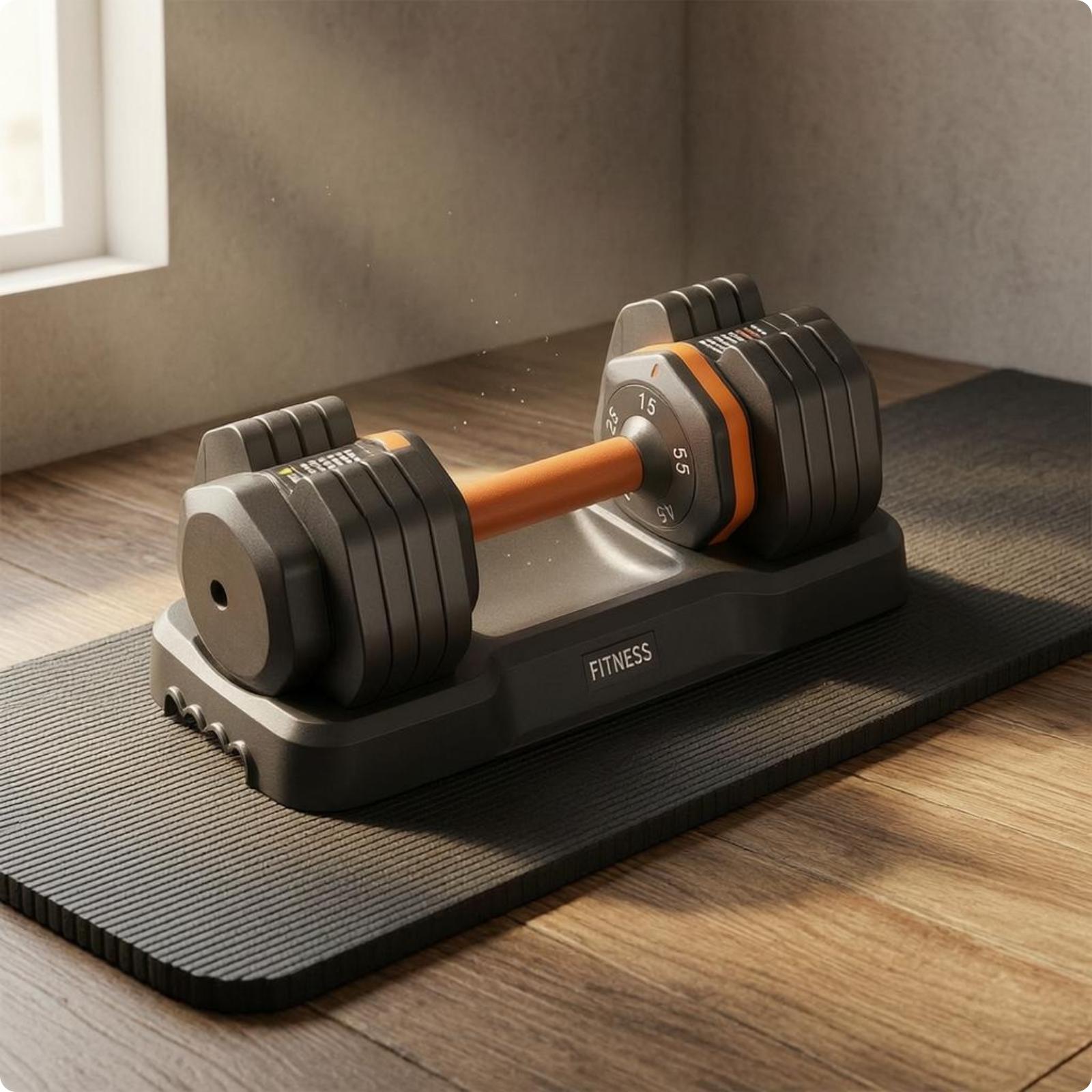 Adjustable Dumbbell with Molde - đánh giá và giá Home Gym Dumbbell Workout