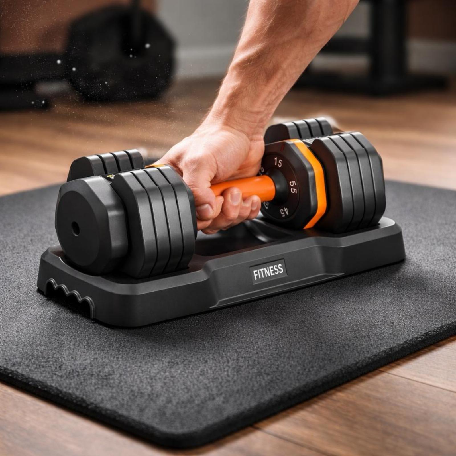 Adjustable Dumbbell with Molde - đánh giá và giá Home Gym Dumbbell Workout
