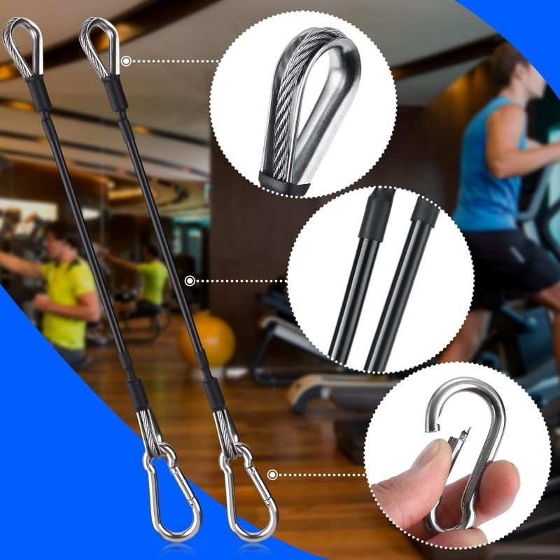 1/2Pcs 25cm Gym Cable Extensio - đánh giá và giá Home Gym Leg Extension Machine