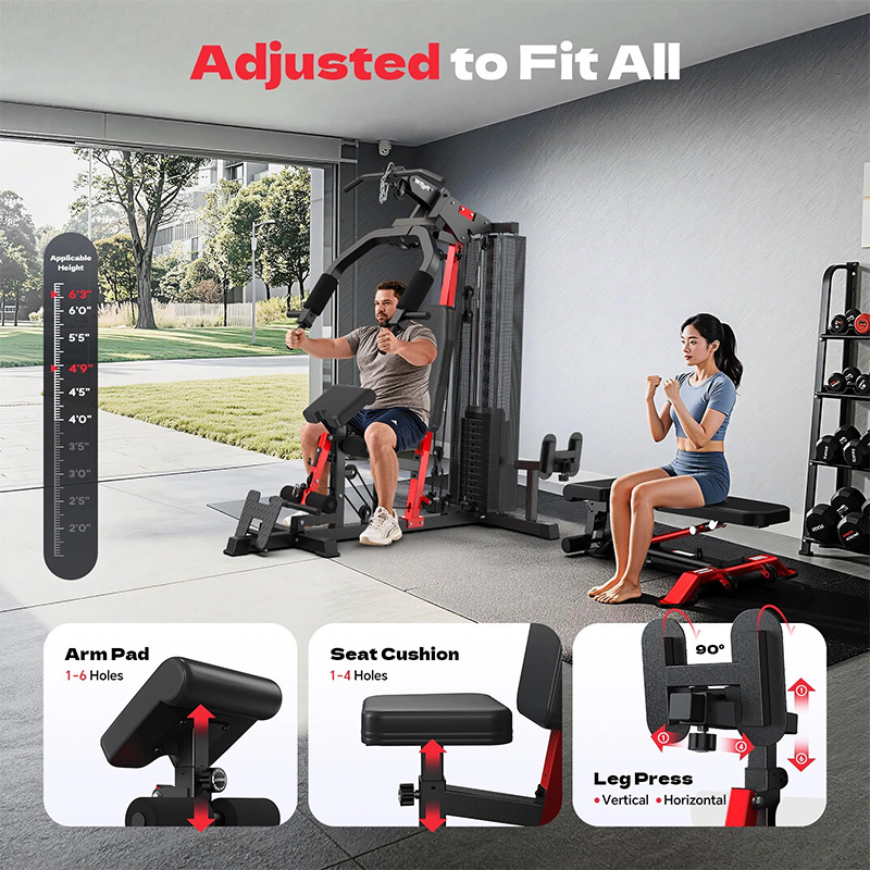 Pooboo Home Gym Workout Equipm - đánh giá và giá Home Gym Leg Extension Machine