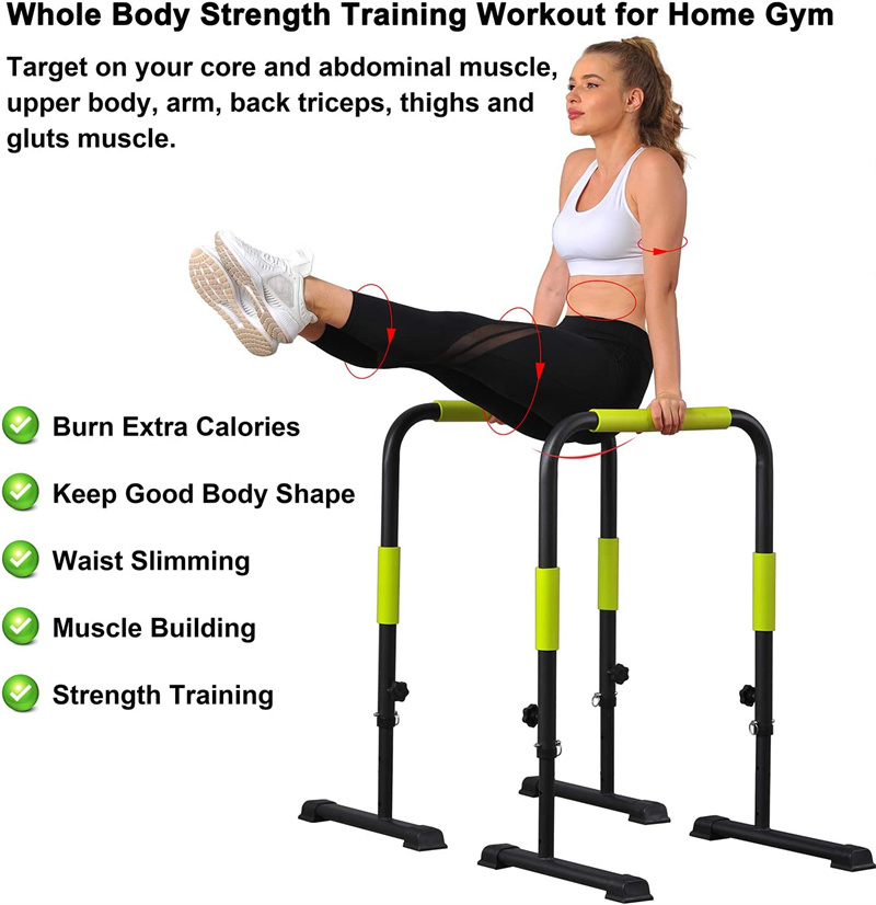 Adjustable Push-Up Stand & Dip - đánh giá và giá Dip Station Parallel