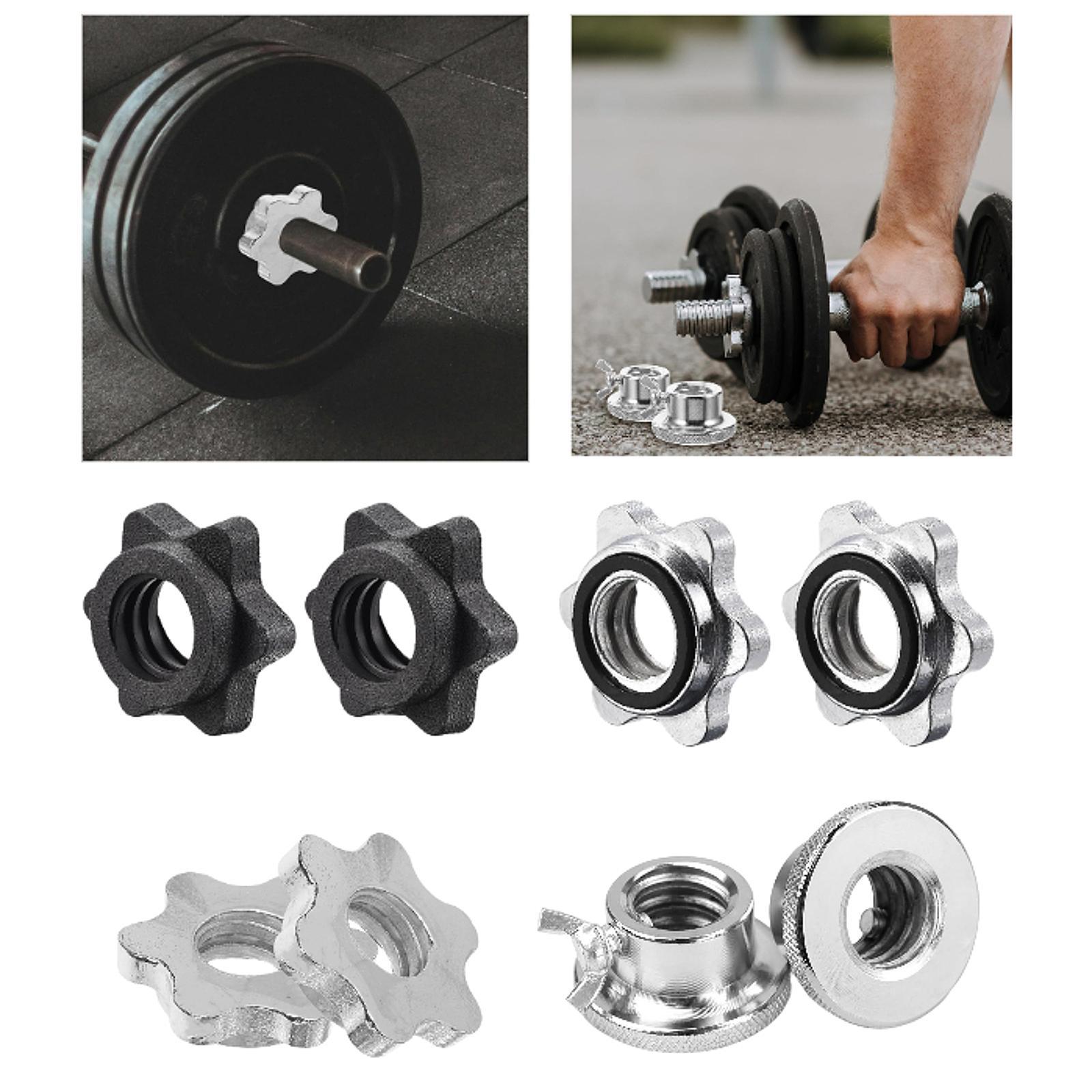 2Pcs Barbell Screw Collars Equ - đánh giá và giá Home Gym Dumbbell Workout
