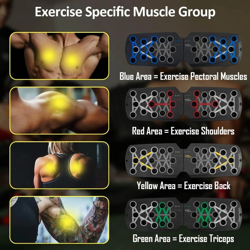 Foldable Push Up Board with Re - đánh giá và giá Home Gym Kit For Men